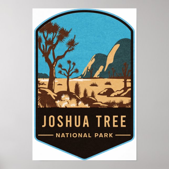 Poster Parque Nacional Joshua Tree (Frente)