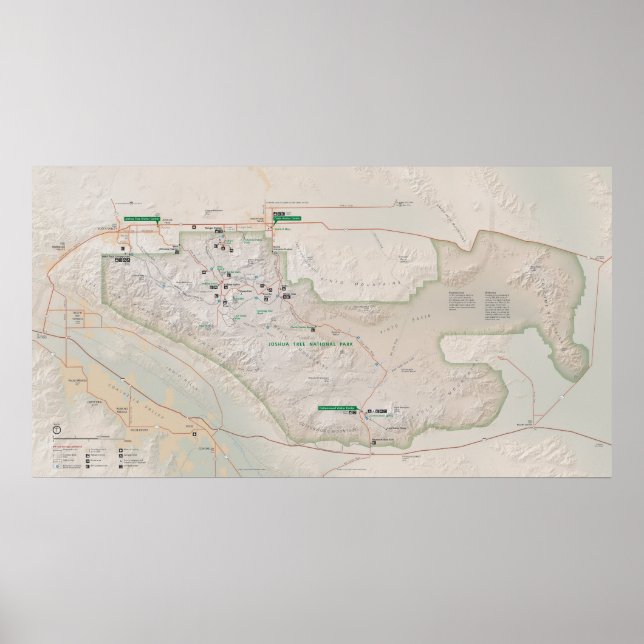 Pôster Parque Nacional Joshua Tree (Frente)