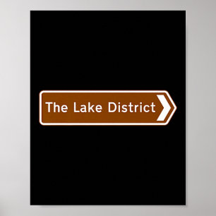 Poster Parque Nacional Lake District, Estrada Turística d