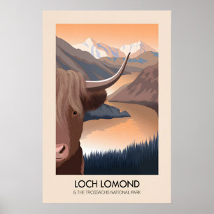 Poster Parque Nacional Loch Lomond e The Trossachs