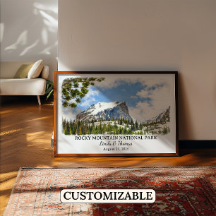 Poster Parque Nacional Montanhas Rochosas Cartaz Colorado