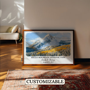 Poster Parque Nacional Montanhas Rochosas Cartaz Colorado