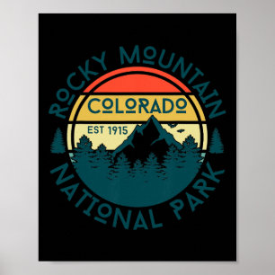 Poster Parque Nacional Montanhas Rochosas Colorado Nature