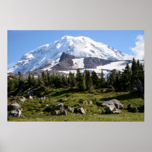 Poster Parque Nacional Mount Rainier, WA. Spray Park