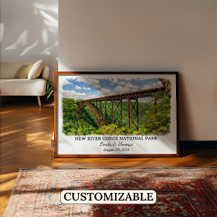 Poster Parque Nacional New River Gorge West Virginia Pers