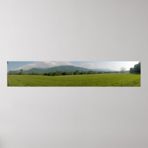Poster Parque nacional Panormaic 3 das grandes montanhas