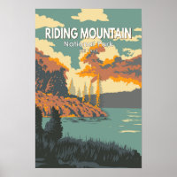 Parque Nacional Riding Mountain Canadá Vintage