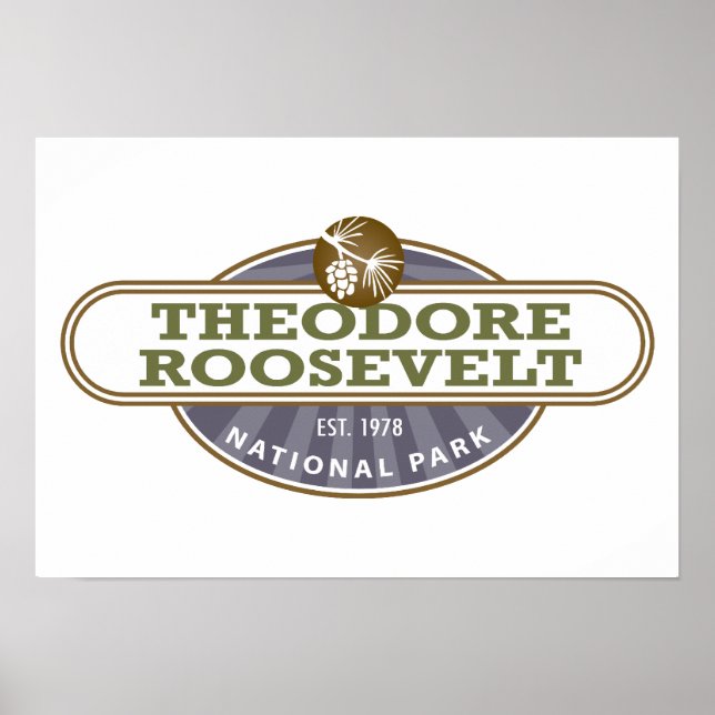 Poster Parque Nacional Theodore Roosevelt (Frente)