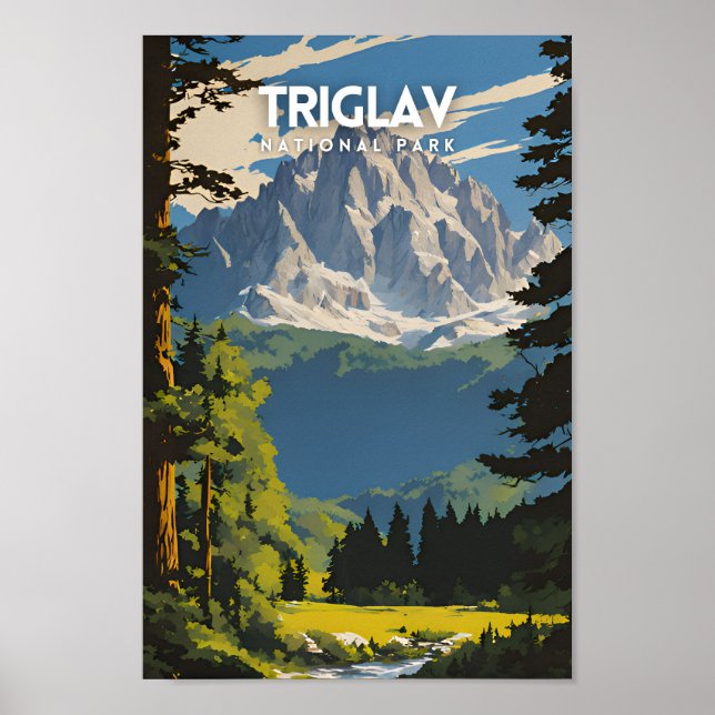 Poster Parque Nacional Triglav (Frente)