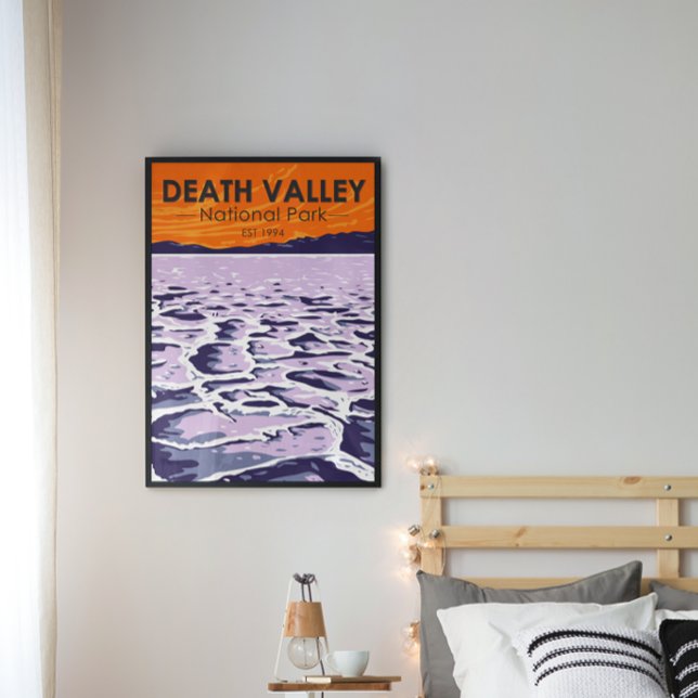 Poster Parque Nacional Vale da Morte Vintage (Criador carregado)