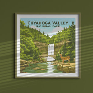 Poster Parque Nacional Vintage Cuyahoga
