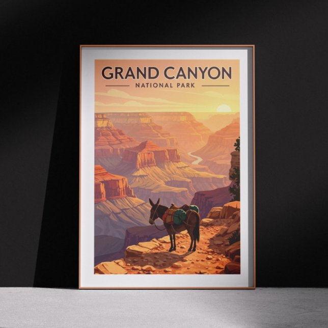 Poster Parque Nacional Vintage Grand Canyon (Criador carregado)