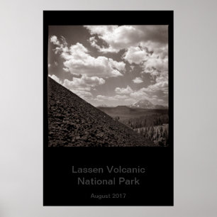 Poster Parque Nacional Vulcânico Lassen, Cone Cinder