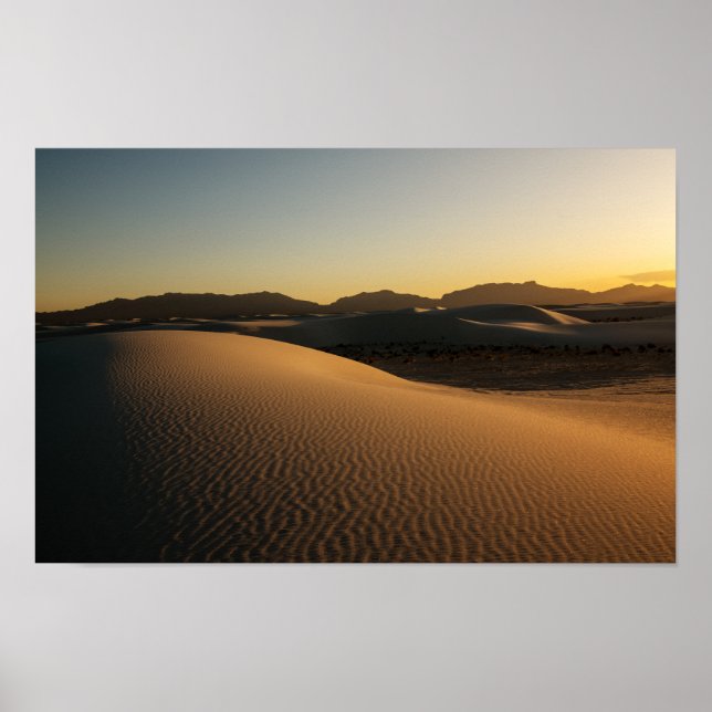 Poster Parque Nacional White Sands (Frente)