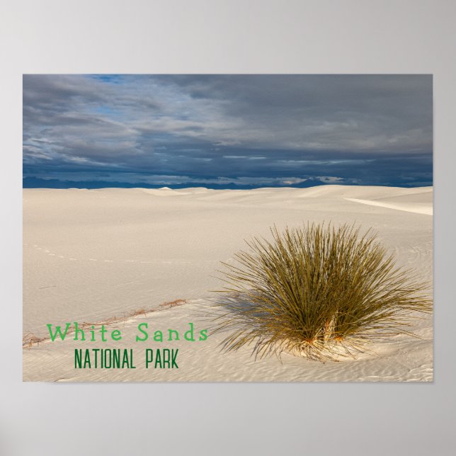 Poster Parque Nacional White Sands (Frente)