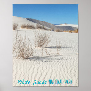 Poster Parque Nacional White Sands