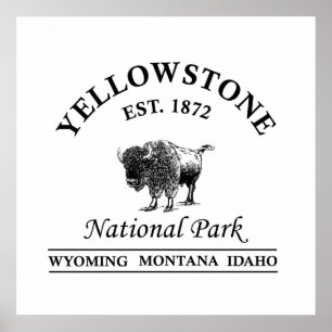 Poster Parque Nacional Yellowstone