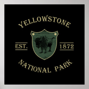 Poster Parque nacional Yellowstone