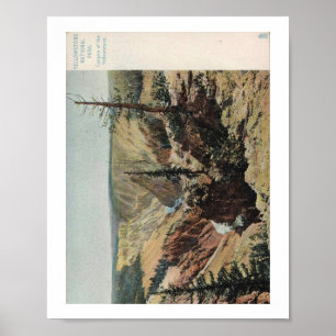 Poster Parque Nacional Yellowstone, Vintage