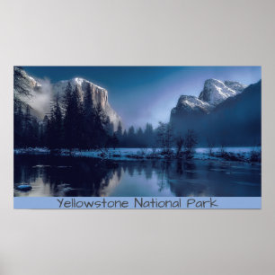 Poster Parque Nacional Yellowstone Wyoming
