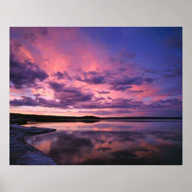 Pôster Parque Nacional Yellowstone, Wyoming. EUA. (Frente)