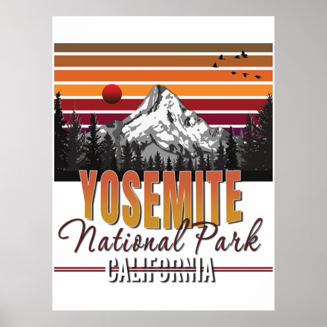 Poster Parque Nacional Yosemite (Frente)