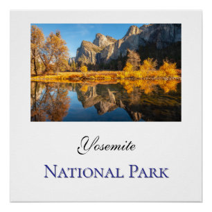 Pôster Parque Nacional Yosemite no outono