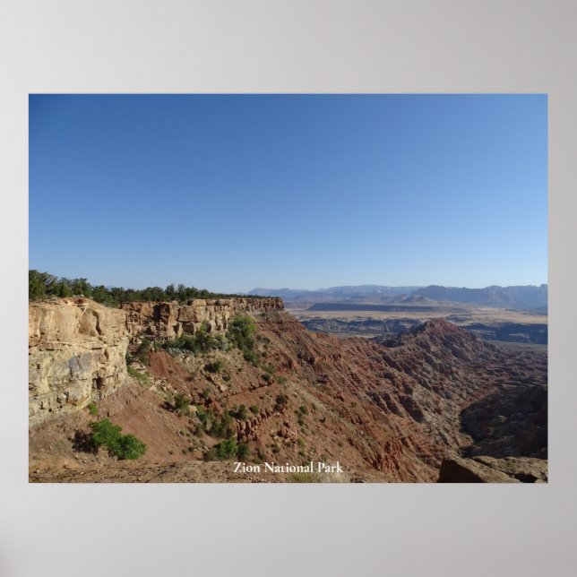 Poster Parque Nacional Zion (Frente)