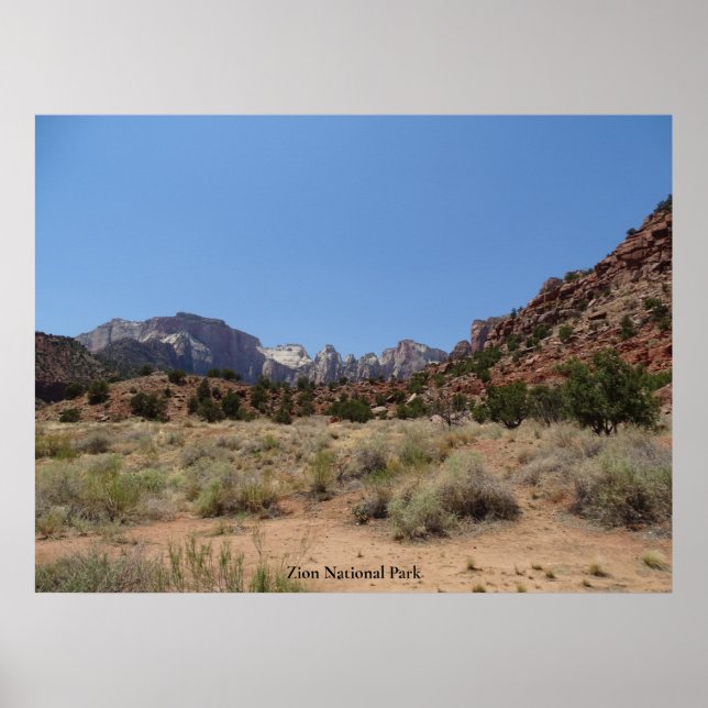 Poster Parque Nacional Zion (Frente)