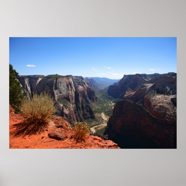 Pôster parque nacional zion (Frente)