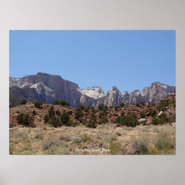 Poster Parque Nacional Zion (Frente)