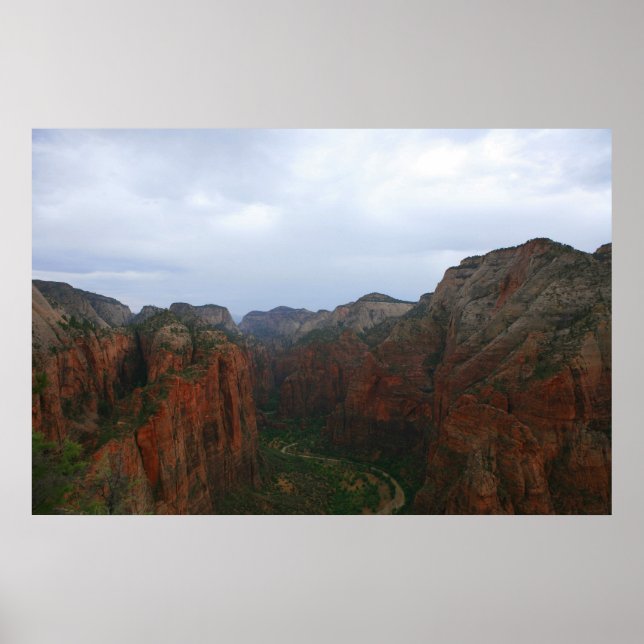 Pôster parque nacional zion (Frente)