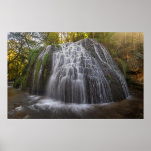 Poster Parque Natural del Monasterio - Waterfall