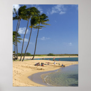 Poster Parque Salt Pond localizado na ilha de Kauai