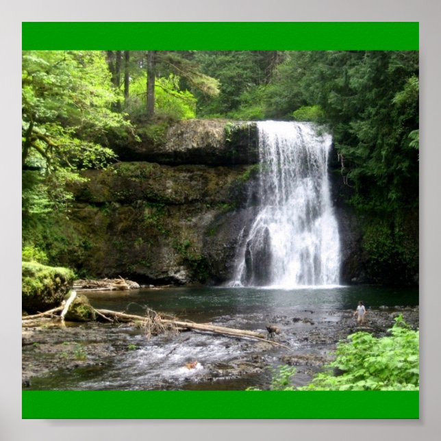 Pôster Parque Silver Falls (Frente)