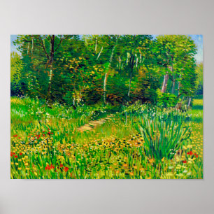 Poster Parque Van Gogh em Asnières na Primavera