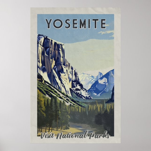 Poster Parque Yosemite (Frente)