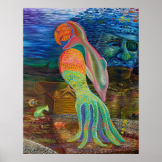 POSTER ''PARROT REEF''