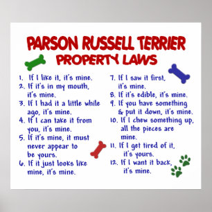 PÔSTER PARSON RUSSELL TERRIER PL2