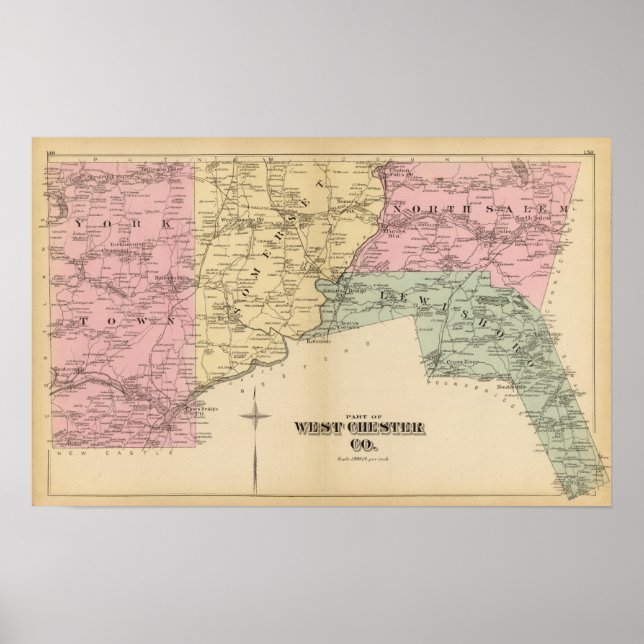 Poster Part of West Chester County, New York (Frente)
