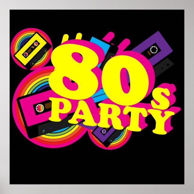 Pôster Parte 80s (Frente)