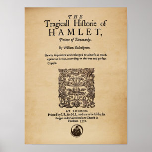 Pôster Parte dianteira ao in-quarto de Hamlet (versão