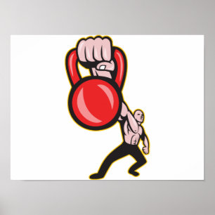 Pôster Parte dianteira de levantamento de formação de