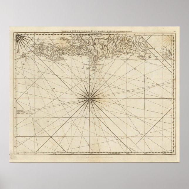 Pôster Parte sul da Rua Domingo ou Hispaniola (Frente)