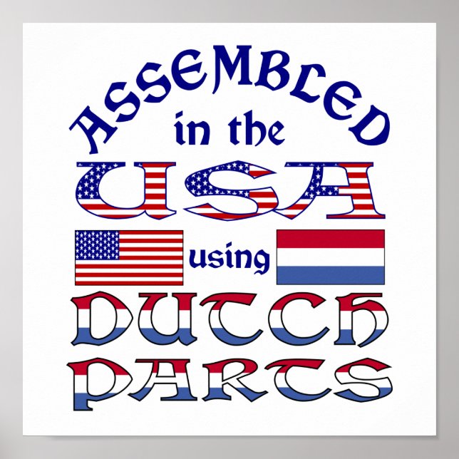Pôster Partes Holandesas (Frente)