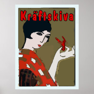 Pôster Partido Crayfish, kräftskiva