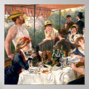 Poster Partido do Barco Renoir French Luncheon