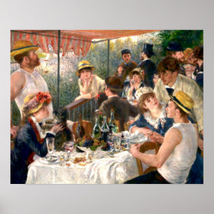 Poster Partido do Barco Renoir French Luncheon