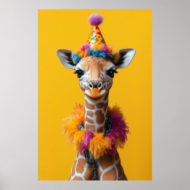 Poster Partido Giraffe Extravaganza (Frente)