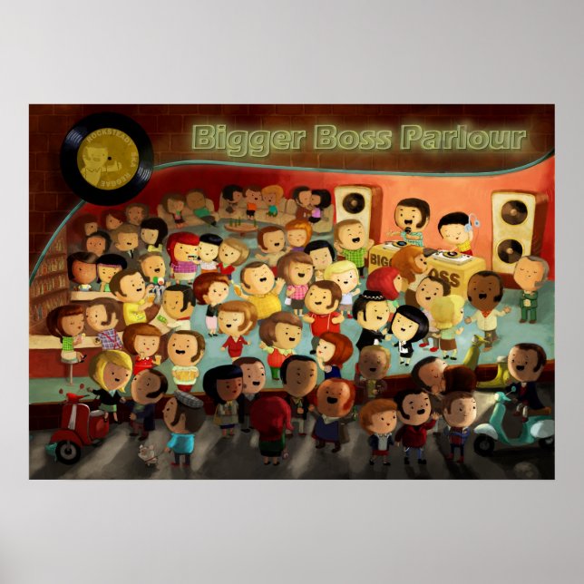 Poster Partido mais alto do Boss Reggae (Frente)